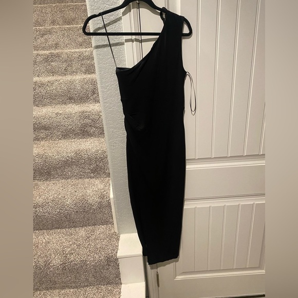 Stunning Helmut Lang Asymmetric Zip Dress - Picture 9 of 10